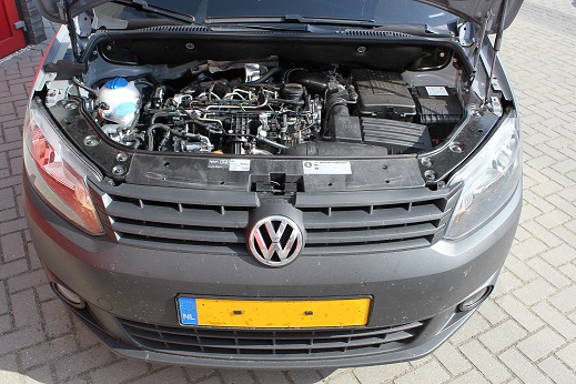 Rijervaring Chiptuning Volkswagen Caddy 1.6 TDI 75 PK Voorkant